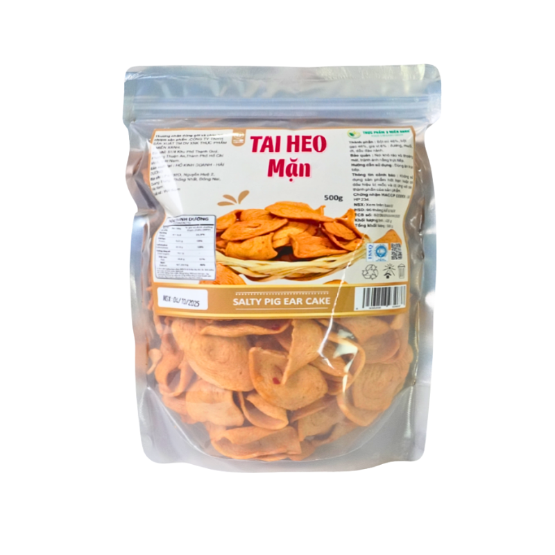 Bỏ sỉ tai Heo Mặn 500g Giòn Ngon Bỏ sỉ tai Heo Mặn 500g Giòn Ngon