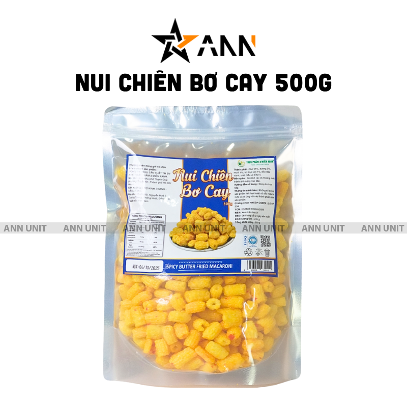 26832_55_20251007173837-2.png Nui Chiên Bơ Cay Vàng 500g Giòn Ngon Túi Zip - 8936208935115