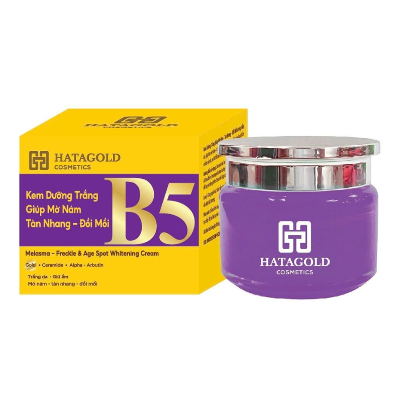 Nguồn sỉ kem Dưỡng Sáng Da B5 Hatagold Cosmetics Màu Tím 10g Nguồn sỉ kem Dưỡng Sáng Da B5 Hatagold Cosmetics Màu Tím 10g