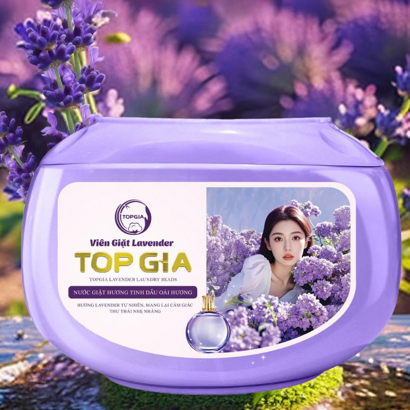 26886_7_20251015162725-1.png Viên Giặt Top Gia Hương Lavender - Hộp 40 Viên Giặt Quần Áo - VGQA01