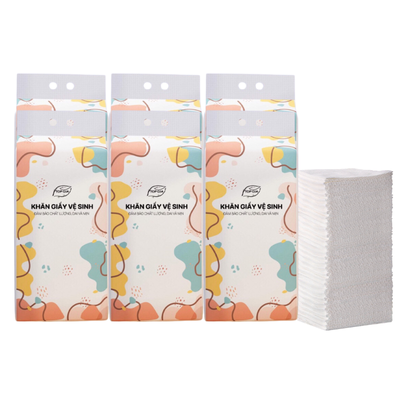 Phân phối set 6 Túi Khăn Giấy Rút Treo Tường 4 Lớp Top Gia 1 Túi 1280 Tờ Đa Năng 34x8x16cm Phân phối set 6 Túi Khăn Giấy Rút Treo Tường 4 Lớp Top Gia 1 Túi 1280 Tờ Đa Năng 34x8x16cm