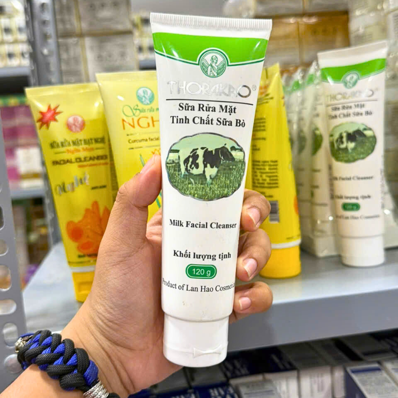Nguồn sỉ sữa Rửa Mặt Tinh Chất Sữa Bò Thorakao 120g Nguồn sỉ sữa Rửa Mặt Tinh Chất Sữa Bò Thorakao 120g