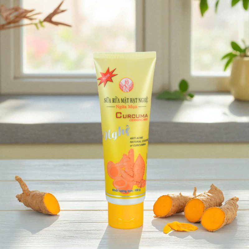Sữa Rửa Mặt Hạt Nghệ Ngừa Mụn Thorakao 100g Sữa Rửa Mặt Hạt Nghệ Ngừa Mụn Thorakao 100g