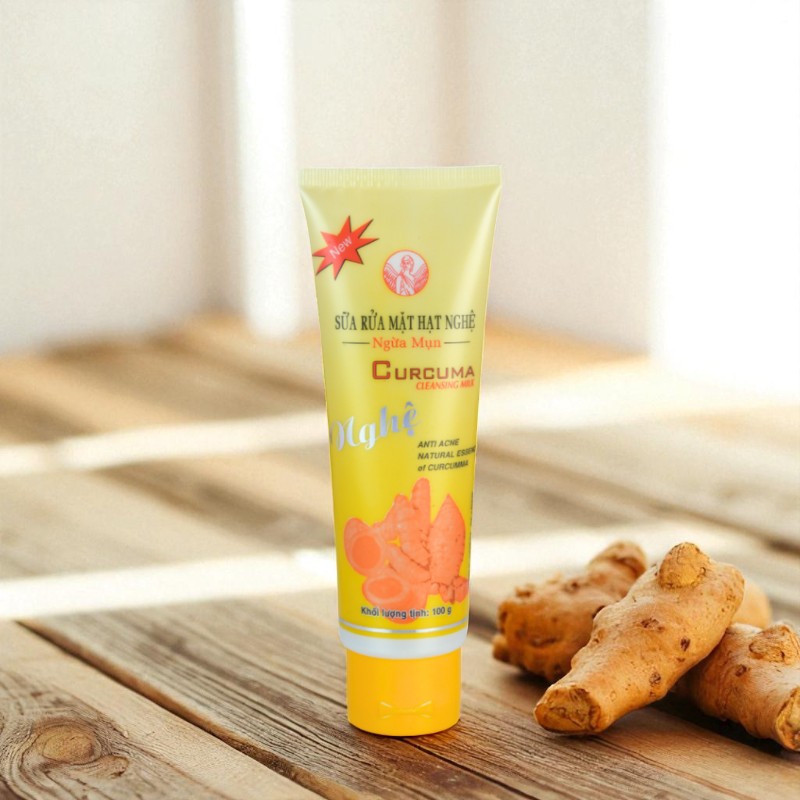 Sữa Rửa Mặt Hạt Nghệ Ngừa Mụn Thorakao 100g Sữa Rửa Mặt Hạt Nghệ Ngừa Mụn Thorakao 100g