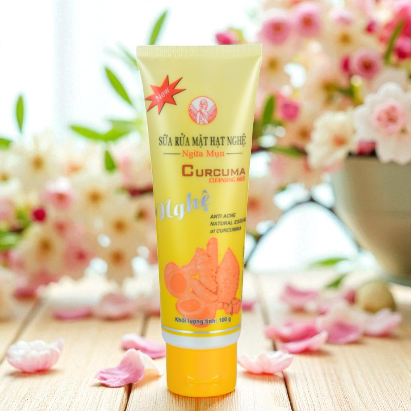 Sữa Rửa Mặt Hạt Nghệ Ngừa Mụn Thorakao 100g Sữa Rửa Mặt Hạt Nghệ Ngừa Mụn Thorakao 100g