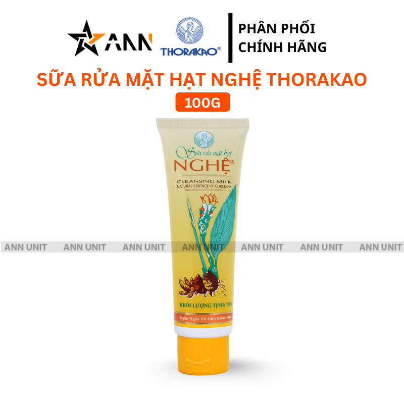 Sữa Rửa Mặt Hạt Nghệ Thorakao 100g Sữa Rửa Mặt Hạt Nghệ Thorakao 100g