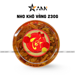 Nho Khô Vàng 230g - Hộp Tròn Nhỏ Hộp Quà Tết 2026 - NKCHTN230G
