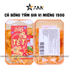 Cá Bống Tẩm Gia Vị 150g Miếng - Hộp Chữ Nhật Nhỏ Hộp Quà Tết 2026 - CBTGVM150GHCNN