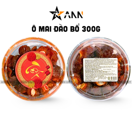 Ô Mai Đào Bổ 300g Hộp Tròn Nhỏ Hộp Quà Tết 2026 - OMDHTN300G