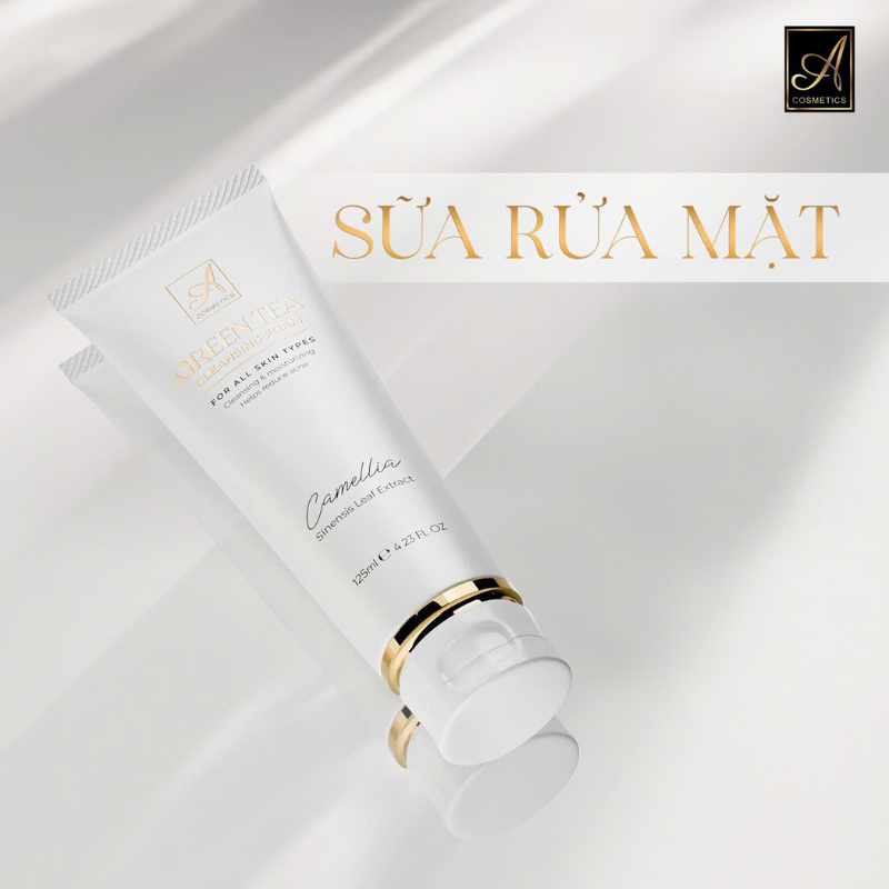 26991_14_20251113175723.png Sữa Rửa Mặt Trà Xanh A Cosmetics Phương Anh 125ml Phiên Bản Mới - 8938564108059