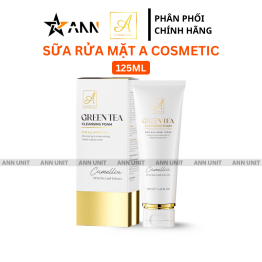 Sữa Rửa Mặt Trà Xanh A Cosmetics Phương Anh 125ml Phiên Bản Mới - 8938564108059