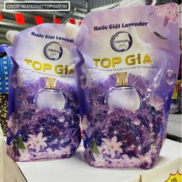 Set 2 túi nước giặt topgia hương Lavender 2000ml( 2 túi tổng 4000ml) - NUOCGIATTOPGIATIM
