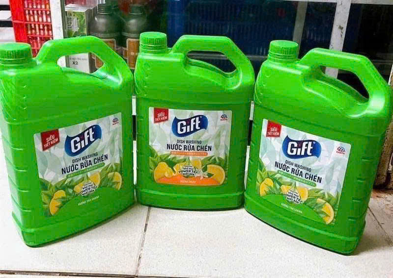 Can Nước rửa chén Gift 3,8kg Can Nước rửa chén Gift 3,8kg