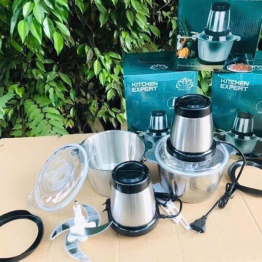 Cối xây thịt Inox( HDSD: xây nhấp nhả, ấn tối đa 5 giây) - COIXAYTHIT