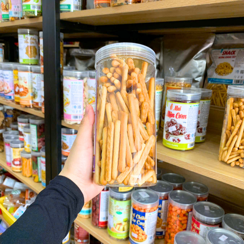 Nguồn sỉ bánh Quy Tạo Hình (Quy Đũa) 250g - Hộp Pet Nguồn sỉ bánh Quy Tạo Hình (Quy Đũa) 250g - Hộp Pet