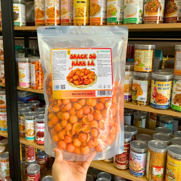 Snack Sò Hành Lá 500g Túi Zip Bạc - SNACKSOHANHLA