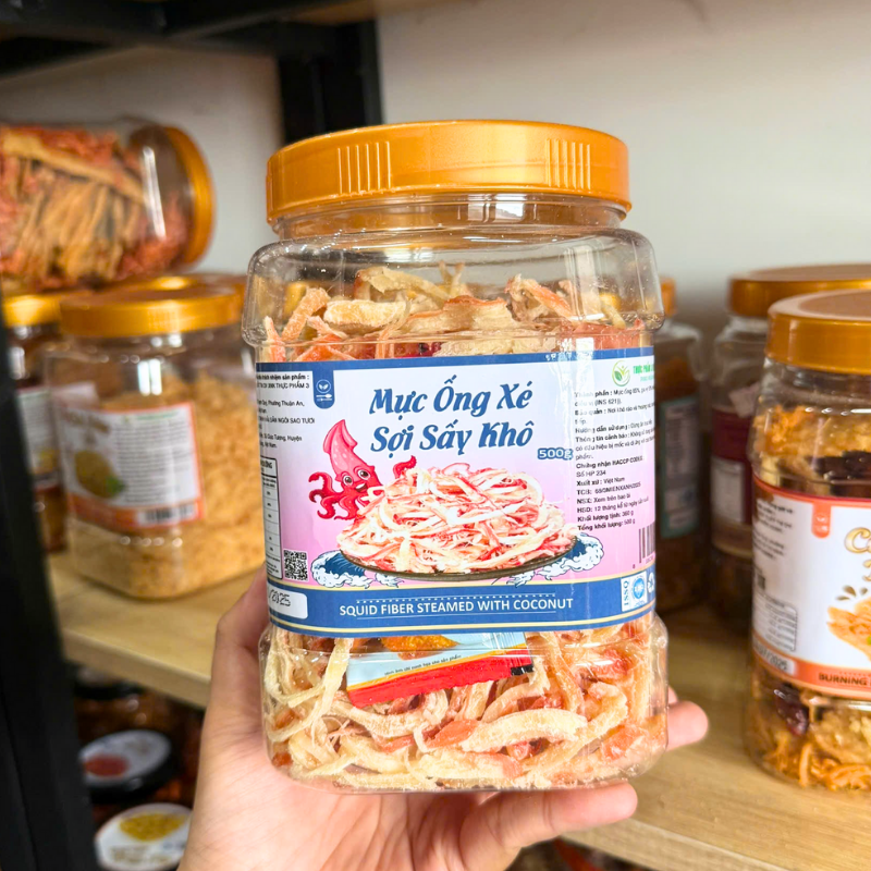 Giá sỉ mực Ống Xé Sợi Sấy Khô - Mực Dừa Thơm Ngon 500g - Hộp Lớn Giá sỉ mực Ống Xé Sợi Sấy Khô - Mực Dừa Thơm Ngon 500g - Hộp Lớn