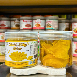 Xoài Sấy Dẻo Mini 150g - Hộp Pet - XSDMHP150G