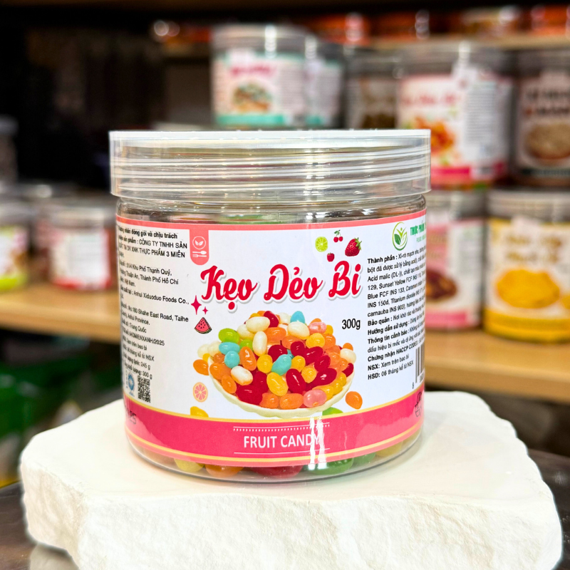 Kẹo Dẻo Bi Thơm Ngon 300g - Hộp Pet Kẹo Dẻo Bi Thơm Ngon 300g - Hộp Pet