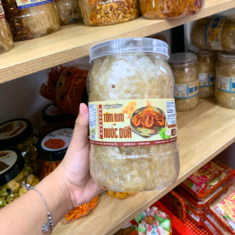 Bánh Tráng Tôm Rim Nước Dừa 300g - Hộp Tròn - BTTRNDHT300G