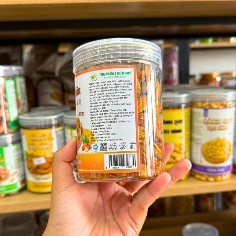 Bỏ sỉ hạnh Nhân Sấy Tẩm Vị - Hạnh Nhân Rang Bơ Vỏ Dày Thơm Ngon 300g - Hũ Pet Bỏ sỉ hạnh Nhân Sấy Tẩm Vị - Hạnh Nhân Rang Bơ Vỏ Dày Thơm Ngon 300g - Hũ Pet