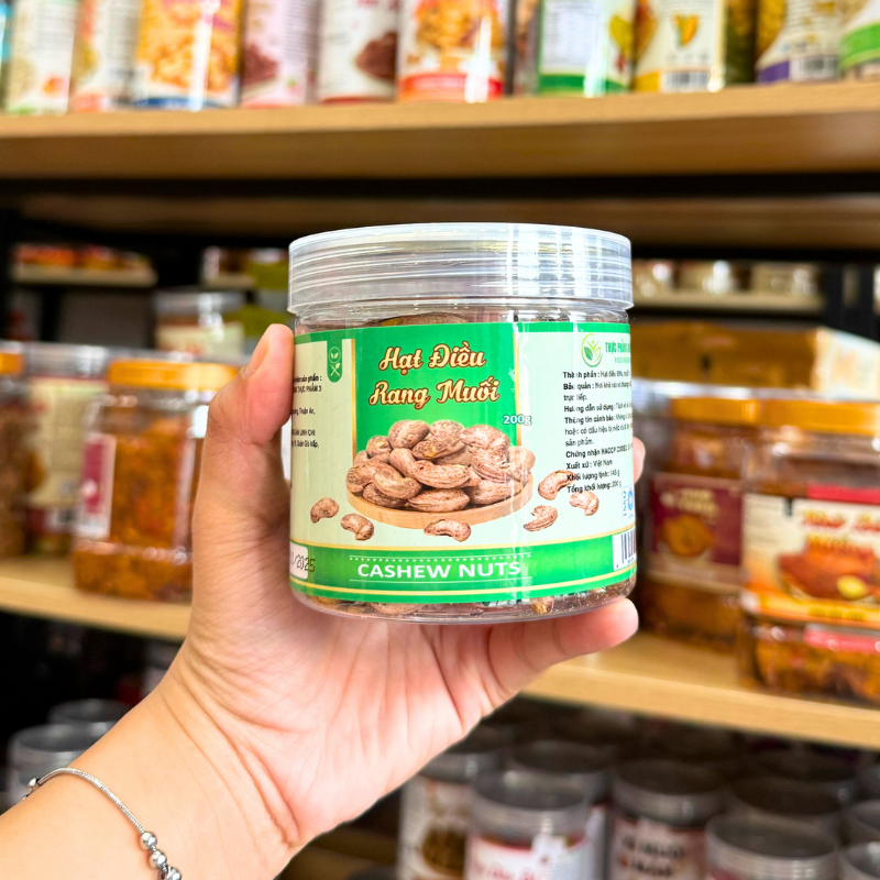 Phân phối hạt Điều Rang Muối Loại Xuất Khẩu Mini Thơm Ngon 200g - Hũ Pet Phân phối hạt Điều Rang Muối Loại Xuất Khẩu Mini Thơm Ngon 200g - Hũ Pet