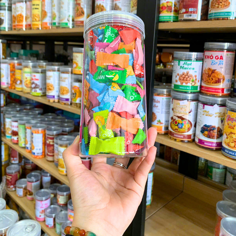 Nguồn sỉ kẹo C Không Đường 250g - Hộp Pet Nguồn sỉ kẹo C Không Đường 250g - Hộp Pet