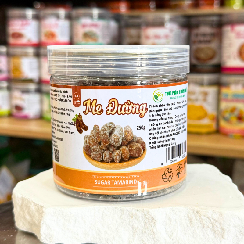 Phân phối me Đường Mini Thơm Ngon 250g - Hũ Pet Phân phối me Đường Mini Thơm Ngon 250g - Hũ Pet