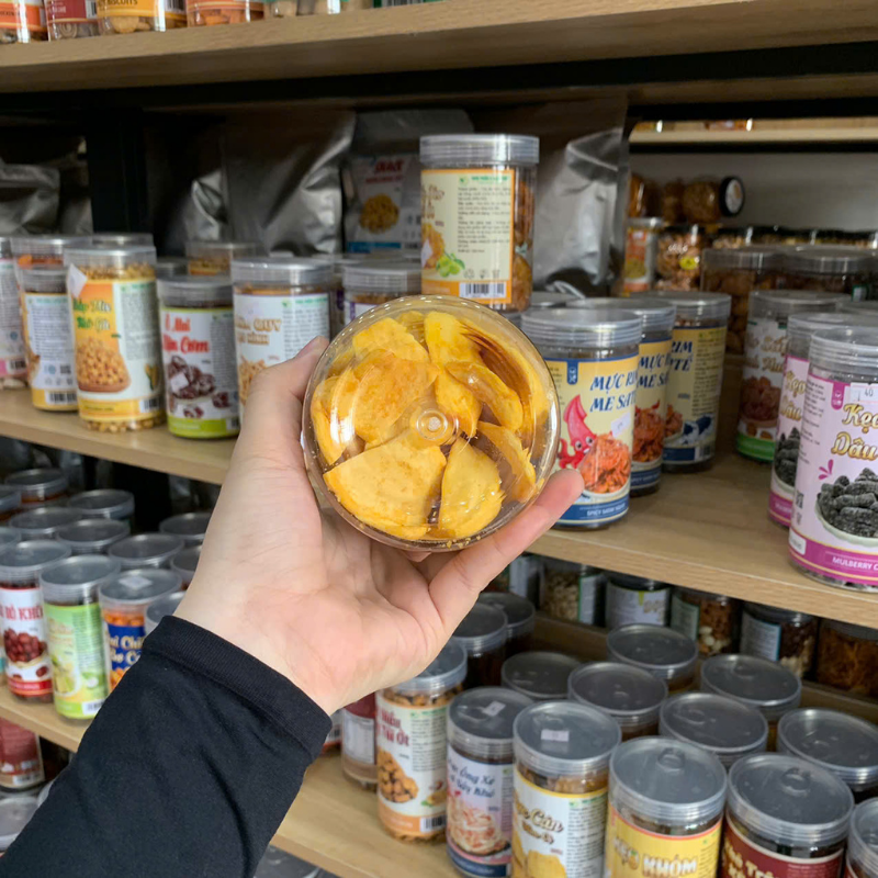 Mít Thái Sấy Thơm Ngon (Loại xuất khẩu) 230g - Hộp Pet Mít Thái Sấy Thơm Ngon (Loại xuất khẩu) 230g - Hộp Pet