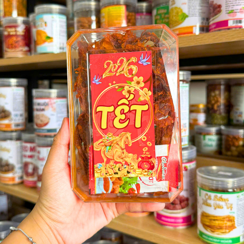 Khô Trâu Xé Sợi Tẩm Vị Bò Thơm Ngon 200g - Hộp Chữ Nhật Nhỏ Khô Trâu Xé Sợi Tẩm Vị Bò Thơm Ngon 200g - Hộp Chữ Nhật Nhỏ