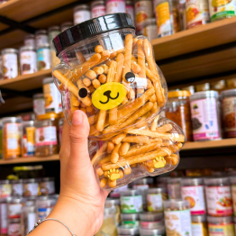 Bánh Quy Tạo Hình (Quy Đũa) 300g - Hộp Gấu Lớn - BQTHQDHGL300G