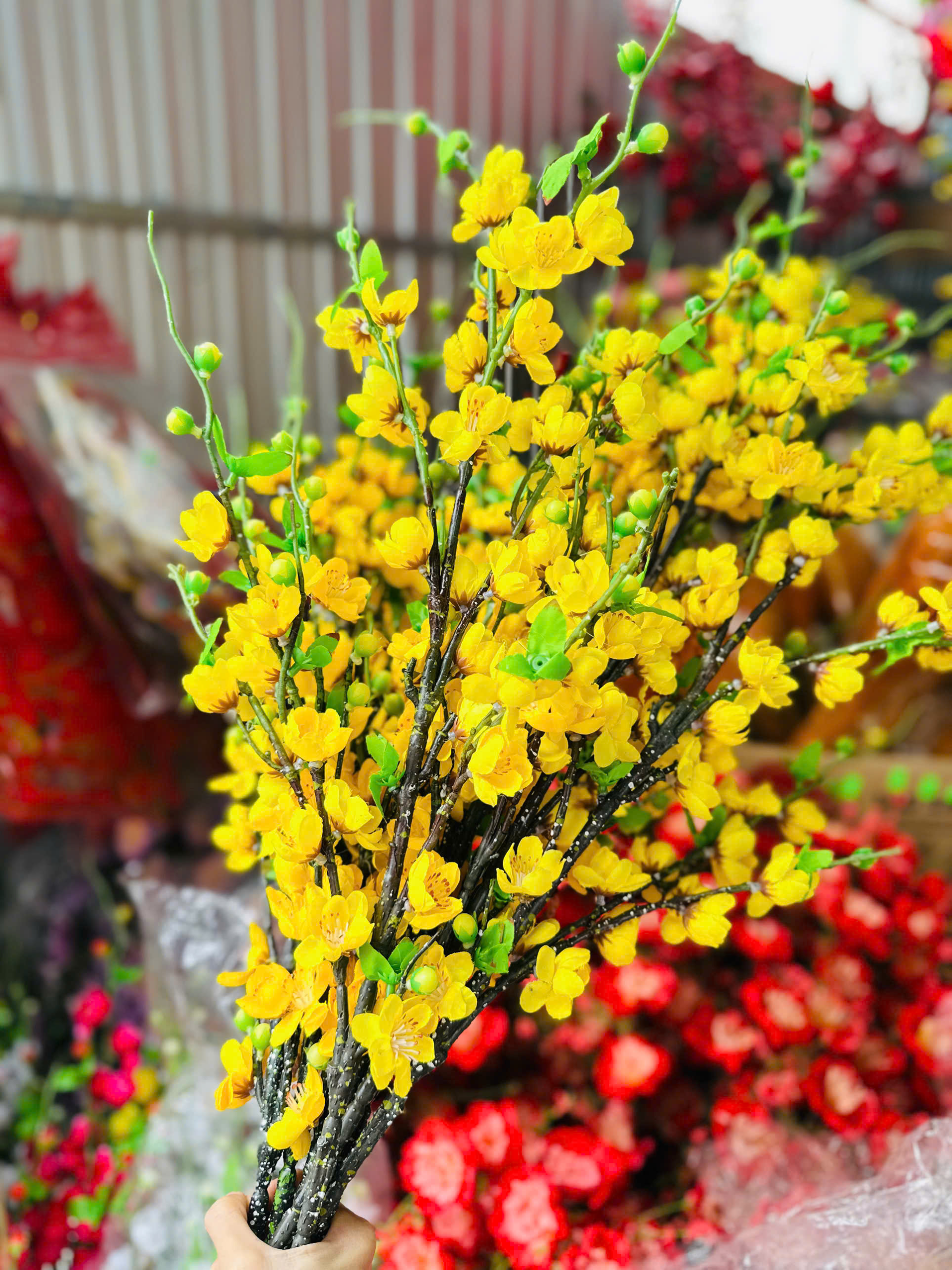 1 CÀNH HOA ĐÀO CỔ - Loại Dài 1 CÀNH HOA ĐÀO CỔ - Loại Dài