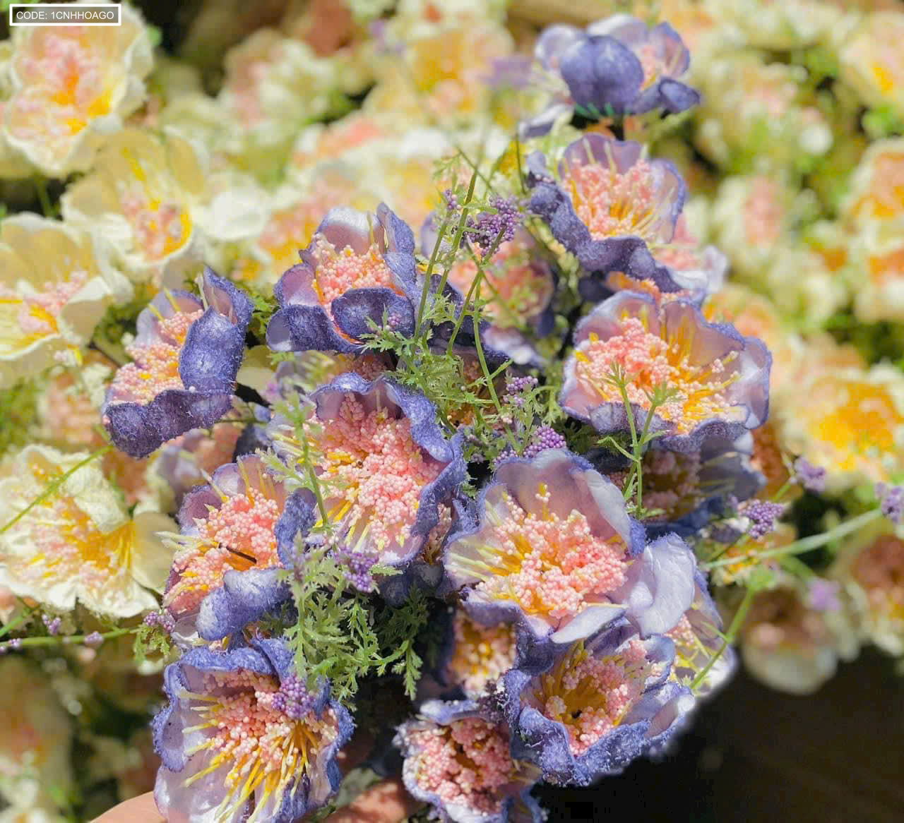 1 Cành HOA GẠO XỐP Nhiều Màu 1 Cành HOA GẠO XỐP Nhiều Màu