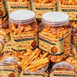 Khoai Môn Vị Gạch Tôm Hộp Vuông 500g - KHOAIMNVGCHTM