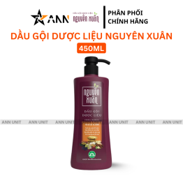 Dầu Gội Dược Liệu Nguyên Xuân Cho Tóc Thường 450ml - Chai Đỏ - DGTDNXCD450
