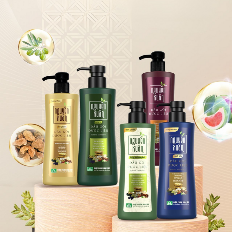 27387_82_20251213160008.png Dầu Gội Dược Liệu Nguyên Xuân Cho Tóc Thường 450ml - Chai Đỏ - DGTDNXCD450