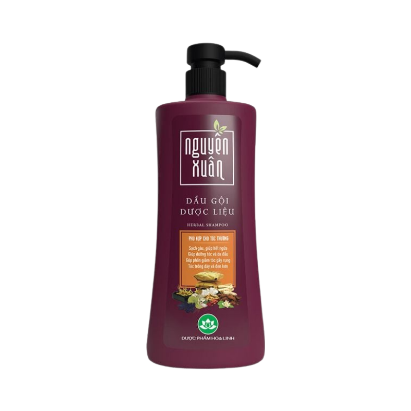 Dầu Gội Dược Liệu Nguyên Xuân Cho Tóc Thường 450ml - Chai Đỏ Dầu Gội Dược Liệu Nguyên Xuân Cho Tóc Thường 450ml - Chai Đỏ