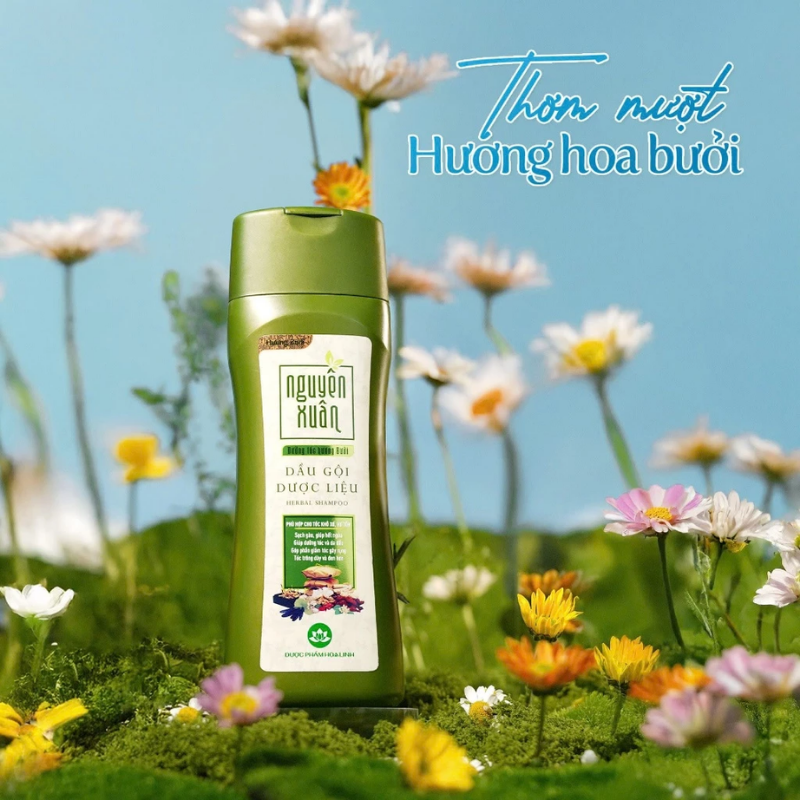 27391_21_20251213154151.png Dầu Gội Nguyên Xuân Dược Liệu Dưỡng Tóc Hương Bưởi 250ml - Xanh Lá Nhạt - DGTDNXXLN250