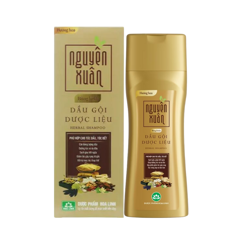 Phân phối dầu Gội Dược Liệu Nguyên Xuân Bồng Bềnh 250ml - Màu Kem Phân phối dầu Gội Dược Liệu Nguyên Xuân Bồng Bềnh 250ml - Màu Kem