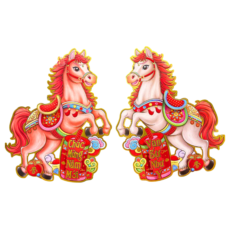 27435_155_20251126122036.png Cặp 2 Tranh Dán Cửa Ngựa - Tranh Dán Trang Trí Tết 60cm - TDC03