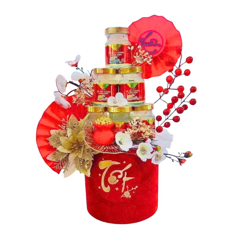 27453_233_20251127111746.png Tháp Yến Xào Trụ Đông Đào Đỏ Trang Trí Tết - Tráp Yến Xào Tết - TDDTTT01