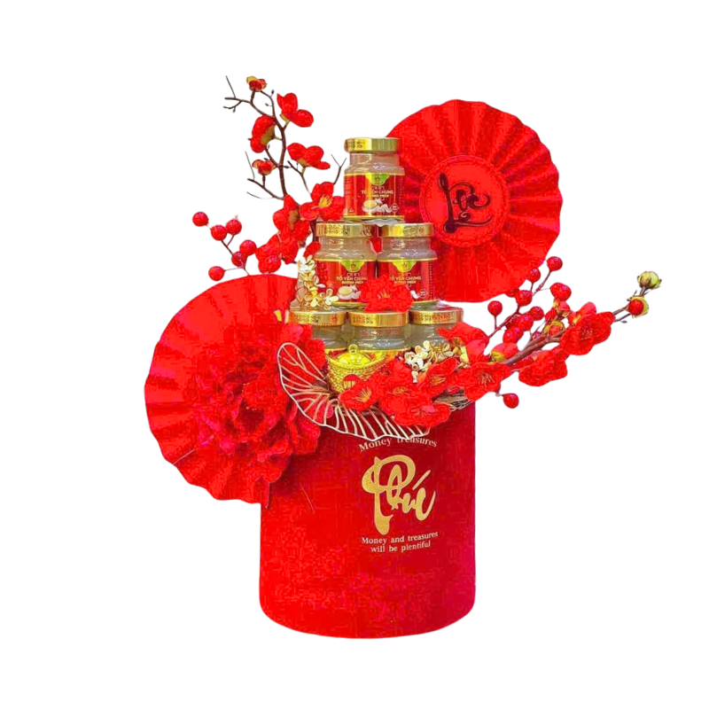 Phân phối tháp Yến Xào Trụ Đông Đào Đỏ Trang Trí Tết - Tráp Yến Xào Tết Phân phối tháp Yến Xào Trụ Đông Đào Đỏ Trang Trí Tết - Tráp Yến Xào Tết