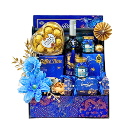 Giỏ Quà Tết 9 Món - Quà Tặng Tết Sang Trọng - Quà Trang Trí Tết - QTTT15