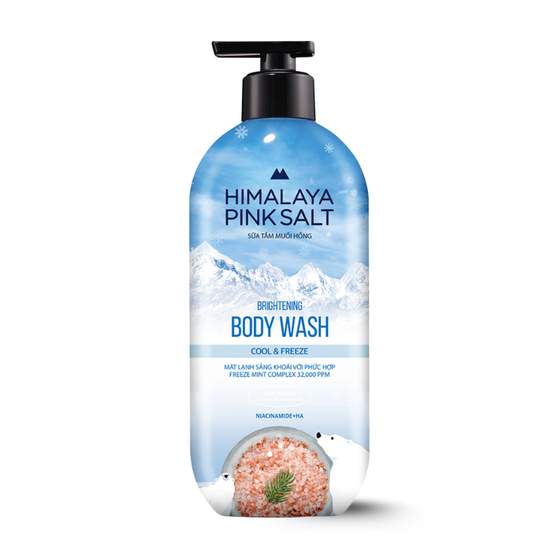 Sữa Tắm Muối Hồng Himalaya Pink Cool & Freeze Làm Sạch Dưỡng Ẩm 500g Sữa Tắm Muối Hồng Himalaya Pink Cool & Freeze Làm Sạch Dưỡng Ẩm 500g
