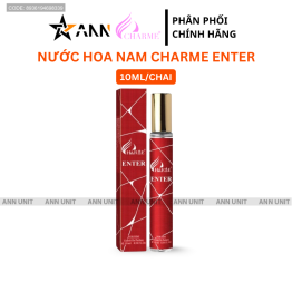 Nước Hoa Charme Enter Mùi Nam 10ml - Hương Thơm Nam Tính Cuốn Hút - 8936194698339