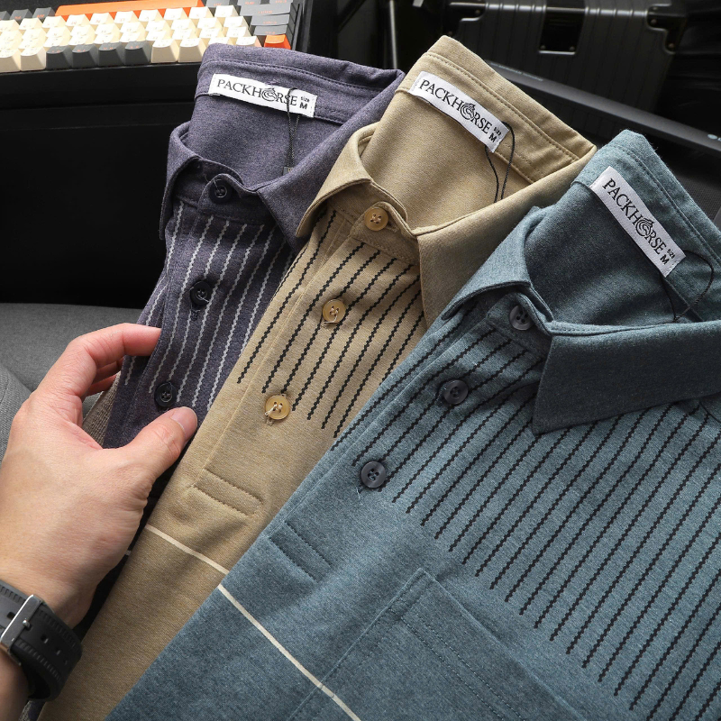 27602_13_20251211174949.png Áo Thun Nam Polo - Áo Thun Cổ Bẻ Nam Phối Sọc Có Túi Trước Ngực Sang Trọng Có Big Size - CS295