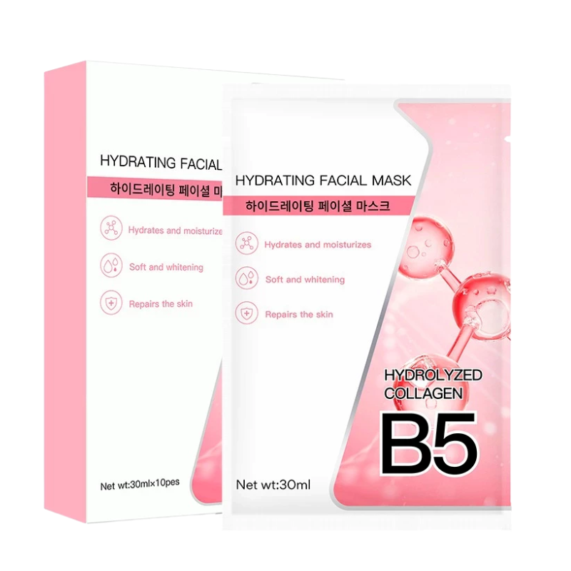 Giá sỉ hộp 10 Miếng Mặt Nạ B5 Hydrating Facial Mask Màu Hồng Giá sỉ hộp 10 Miếng Mặt Nạ B5 Hydrating Facial Mask Màu Hồng