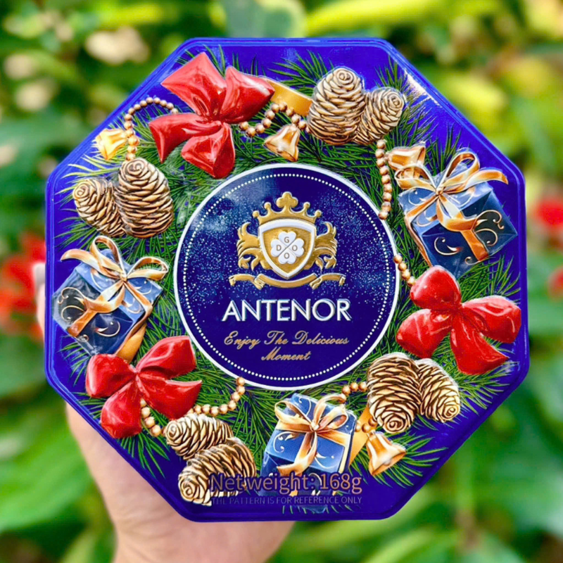 Bánh Thiếc Bát Giác Antenor Thơm Ngon - Bánh Antenor Trang Trí Tết Bánh Thiếc Bát Giác Antenor Thơm Ngon - Bánh Antenor Trang Trí Tết