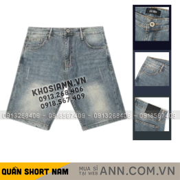 Quần Short Jeans Nam Denim Nam Diagonal Old Sailor - 7146 - QB449