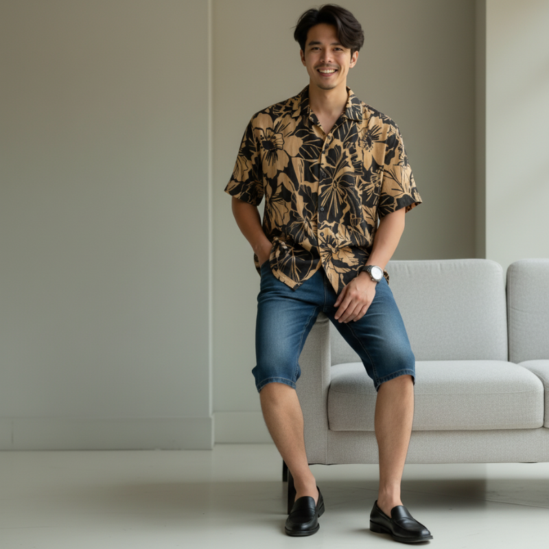 Quần Short Jeans Nam Denim Nam Diagonal Old Sailor - 7186 Quần Short Jeans Nam Denim Nam Diagonal Old Sailor - 7186